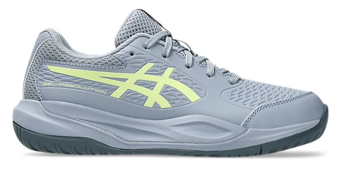 Asics Gel Resolution X GS Grey Blue Pistachio