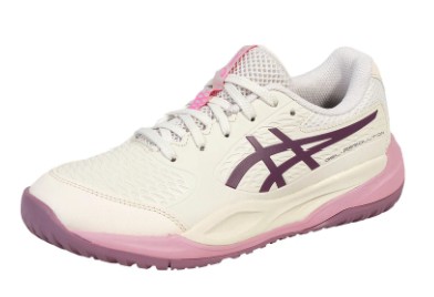 Asics Gel Resolution X GS Soft Oat Dark Aubergine
