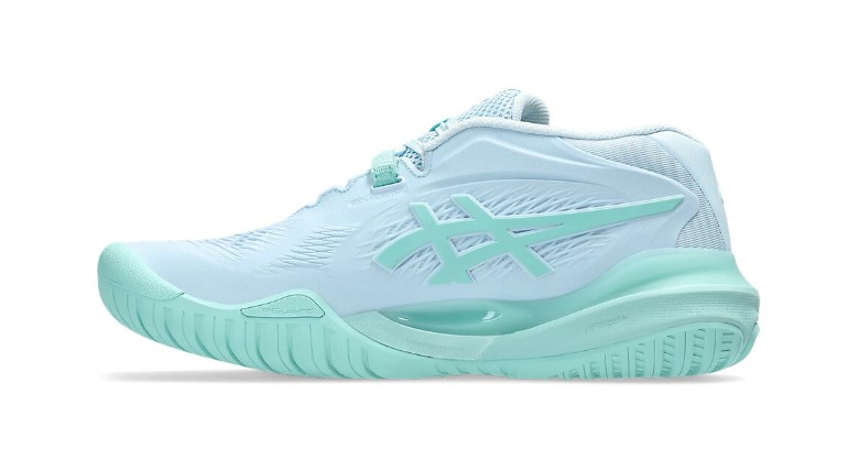 Asics Gel Resolution X Women Light Blue Oasis Green