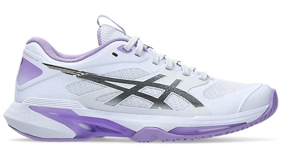 Asics Solution Speed FF4 Night Energy Blue Fade Gunmetal Women Tennis Shoe